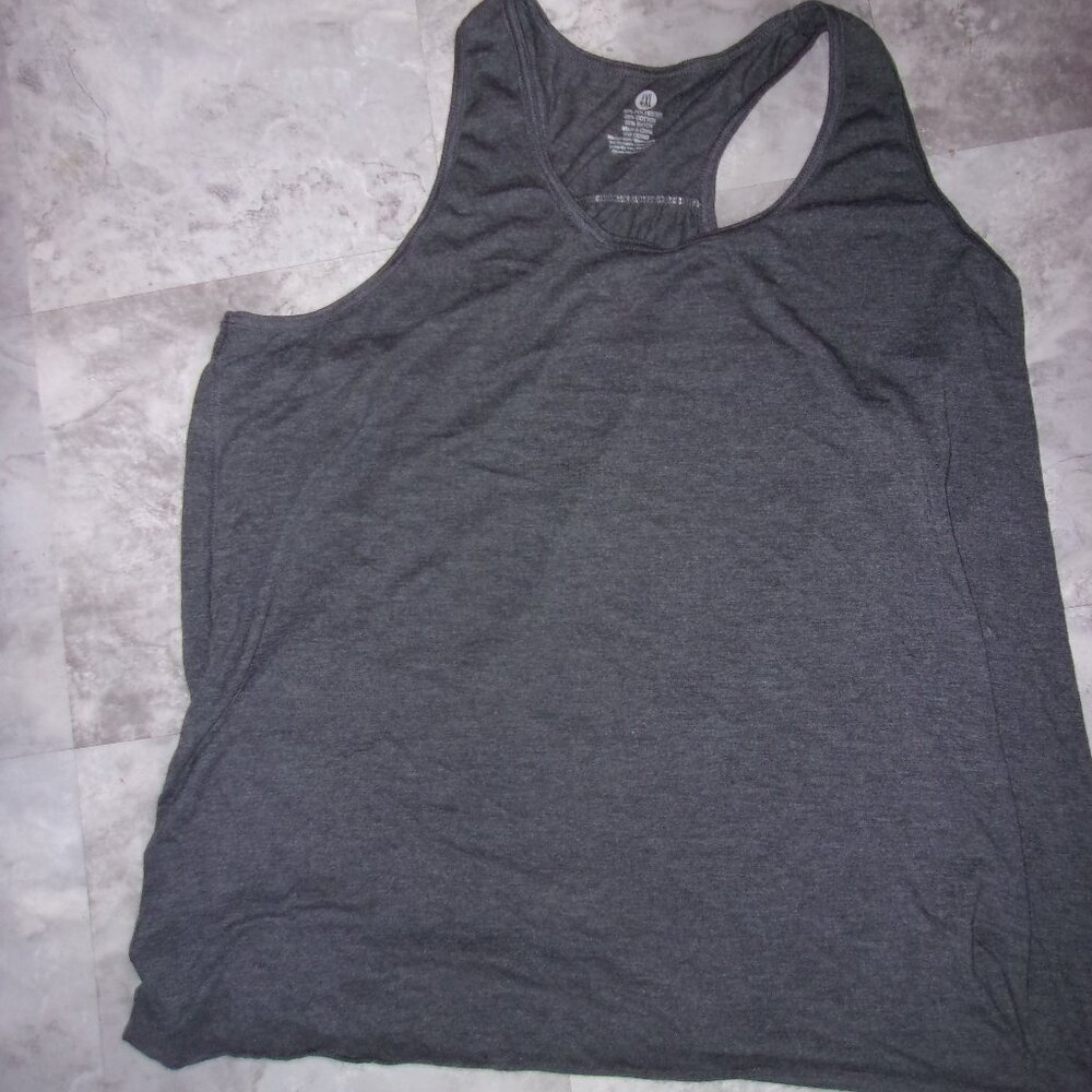 🍋‍🟩 4x size 4 x womens gray tee shirt tee  tank top plus sized